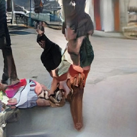 the same AI generated caption: A young girl is holding a teddy bear.