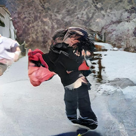 the same AI generated caption: A young girl is holding a teddy bear.