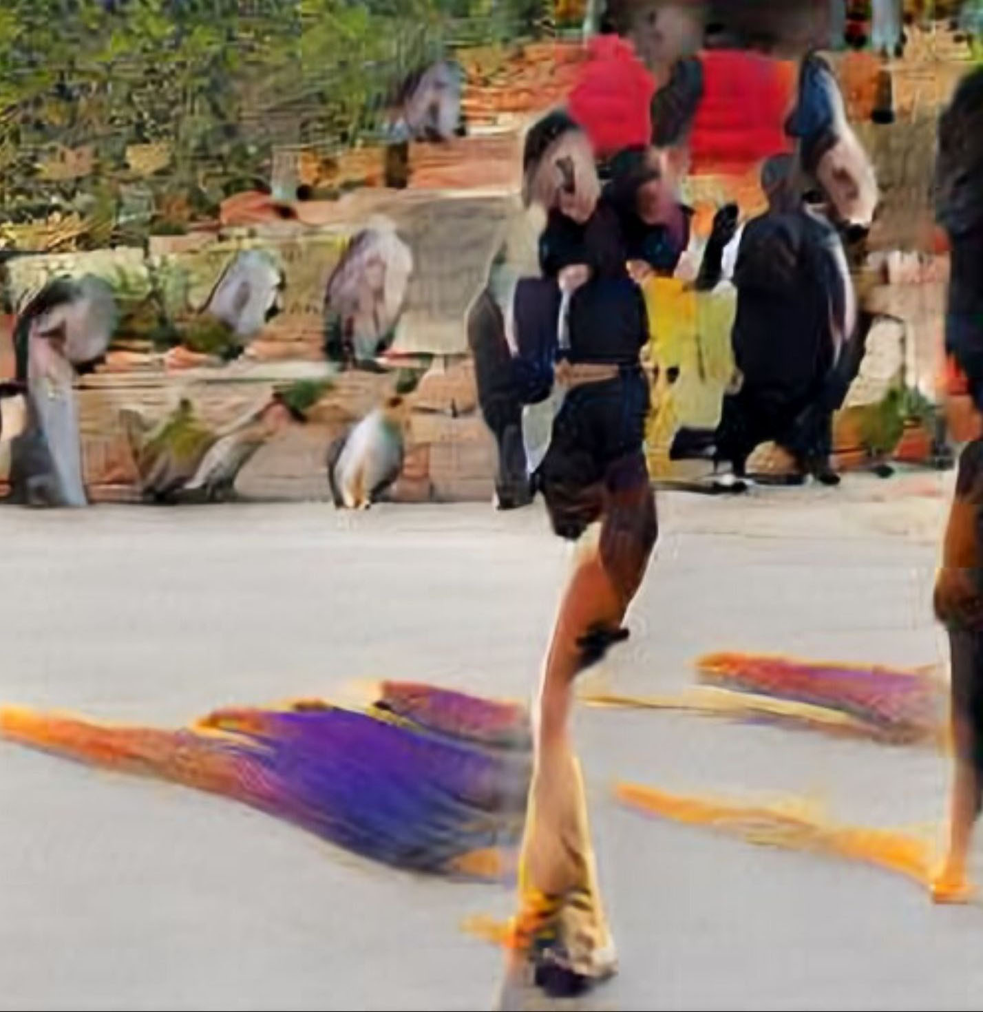 the same AI generated caption: A young girl is holding a teddy bear.