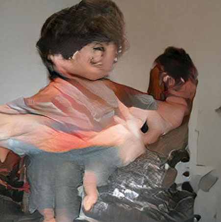 the same AI generated caption: A young girl is holding a teddy bear.