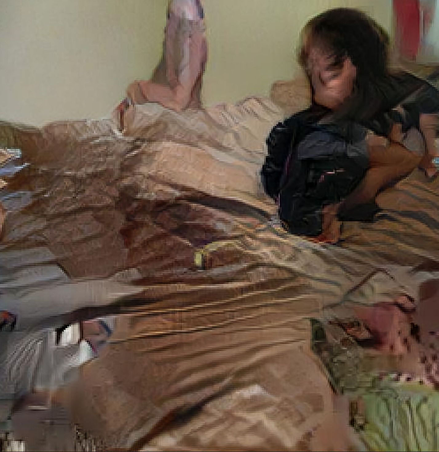 the same AI generated caption: A young girl is holding a teddy bear.