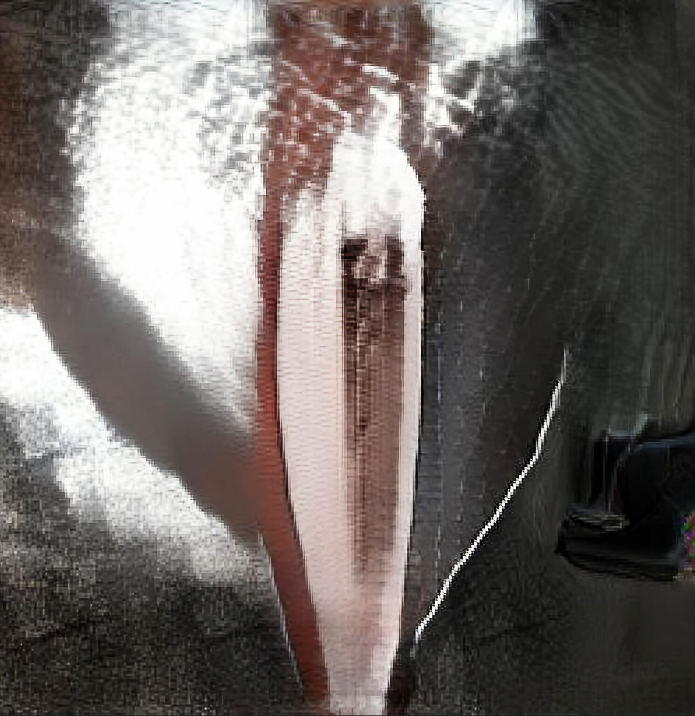 An AI generated artwork: A man in a suit and tie holding a camera.